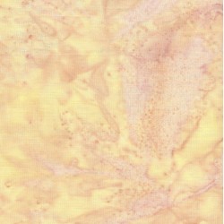 Tissu batik jaune saumon...