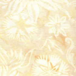 Tissu batik jaune pale B...